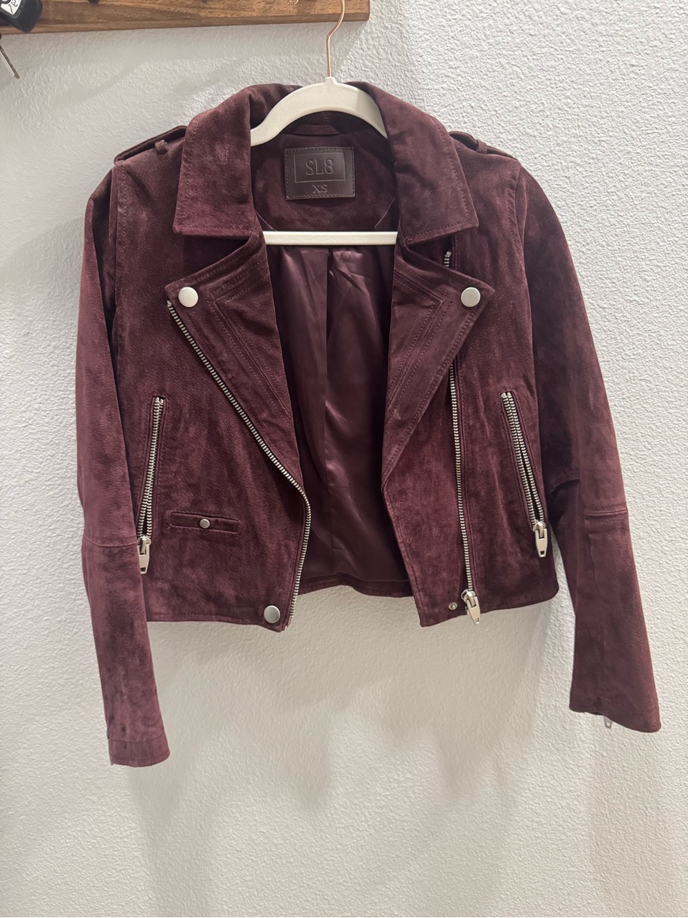 BLANK Suede Moto Jacket - Women's XS
